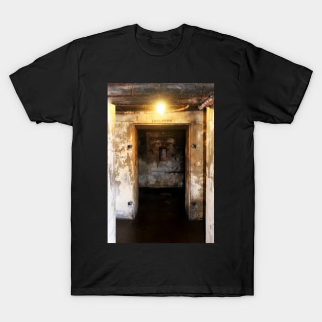 Battery Mishler Tool Room T-Shirt by DlmtleArt